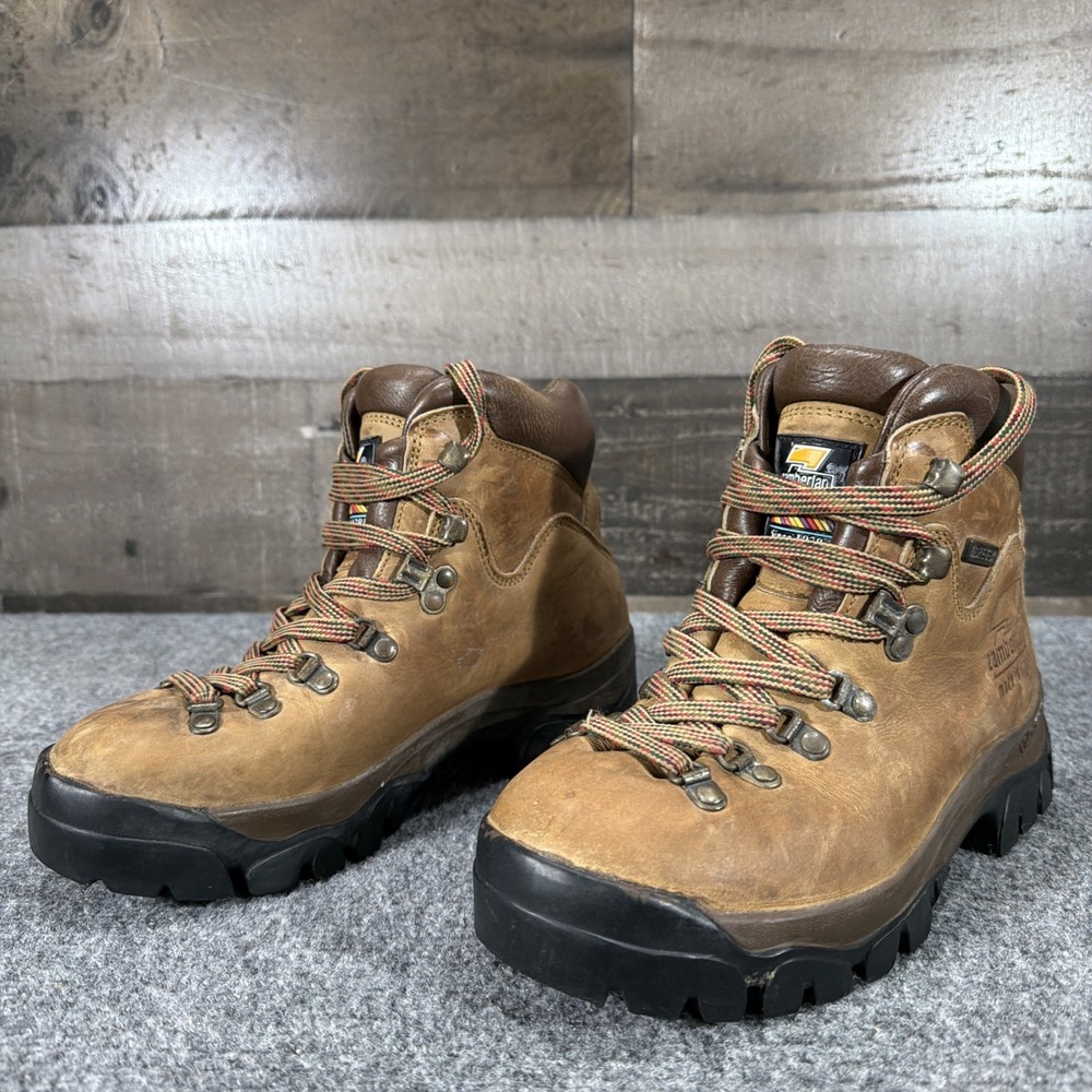 Zamberlan Civetta Hiking Boots Women's 6 Gore-Tex Tan Leather Made In Italy